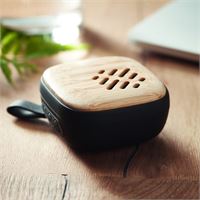 SPEAKER PORTATILE IN BAMBÙ
